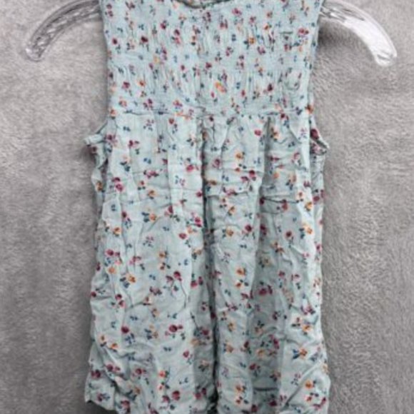 REWIND - NWOT Turquoise Floral Blouse with Tassel Tie Detail - Picture 4 of 15